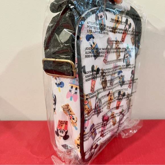 NEW Loungefly Disney Mickey Mouse & Friends Boba Athletic Crossbody Bag - Picture 7 of 8
